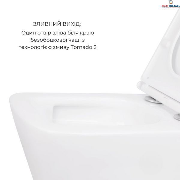 Акційний набір: Унітаз підвісний Jay Ultra Quiet QT07335177W 485х360х320 + Tern Ultra Quiet QT17332303ASW 490x365x325 SD00054048 фото