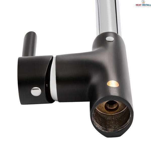 Змішувач для кухні Qtap Grand QTGRABCR007F Chrome/Black SD00039608 фото