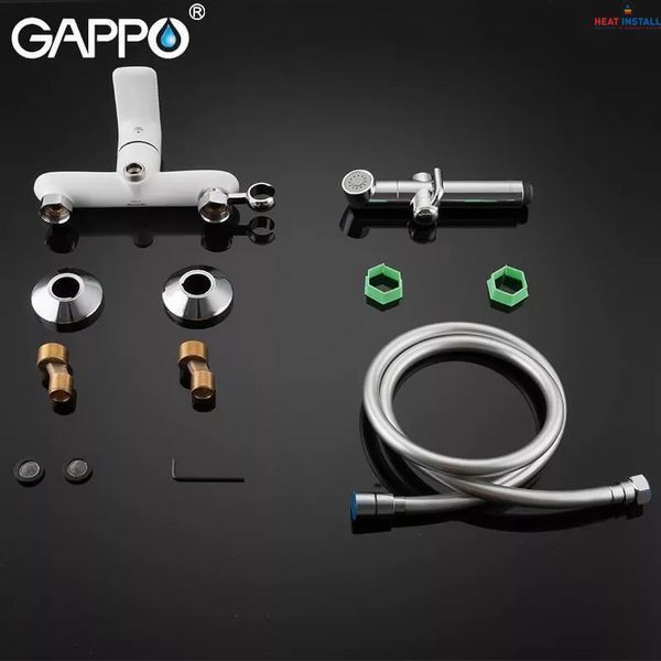 Гігієнічний душ GAPPO G2048-8, білий/хром 1034029 фото