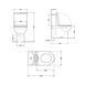 Унітаз-компакт Qtap Robin Ultra Quiet безободковий з сидінням Soft-close QT13226089AW SD00051949 фото 9