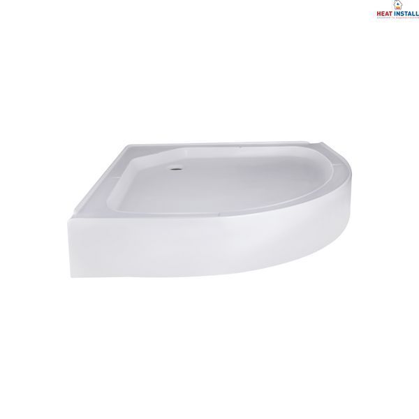 Душова кабіна Lidz Latwa SC80x80.SAT.LOW.GR, скло тон. 4 мм + Lidz Душовий піддон KAPIELKA ST80x80x15 SD00051438 фото