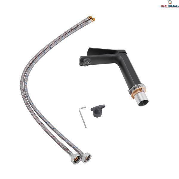 Змішувач для раковини Qtap Slavonice QTSLA1042103B Black Matt SD00047474 фото