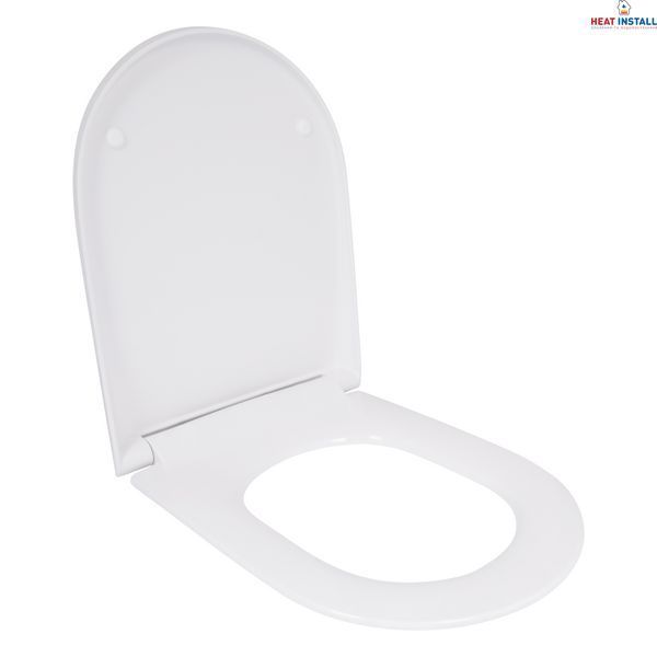 Qtap Сидіння для унітаза (Robin 520, Scorpio 520) 465x363x60 мм, White, з мікроліфтом, Slim Duroplast, MagLock QTSC179W48916 SD00055040 фото