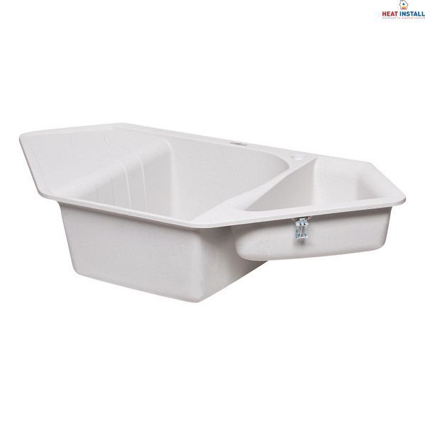 Кухонна мийка з додатковою чашею Lidz 1000x500/225 STO-10 (LIDZSTO101000500225) SD00044514 фото