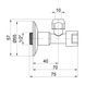 Кран приладовий буксовий Icma 10х1/2" кутовий №520 SD00005717 фото 2