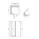Душова кабіна Qtap CAPRICORN CRM1099SC6 90х90 см, скло Clear 6 мм, CalcLess, без піддона SD00039710 фото 3