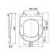Qtap Сидіння для унітаза (Robin 520, Scorpio 520) 465x363x60 мм, White, з мікроліфтом, Slim Duroplast, MagLock QTSC179W48916 SD00055040 фото 2