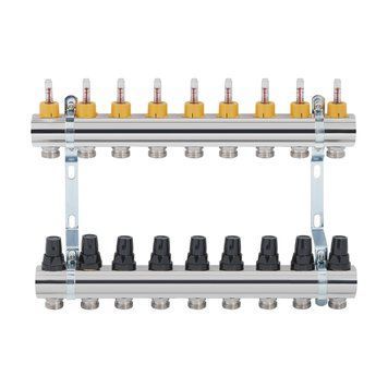 Колектор з витратомірами Thermo Alliance Forte 1" 9 виходів SF001W9 SD00039948 фото