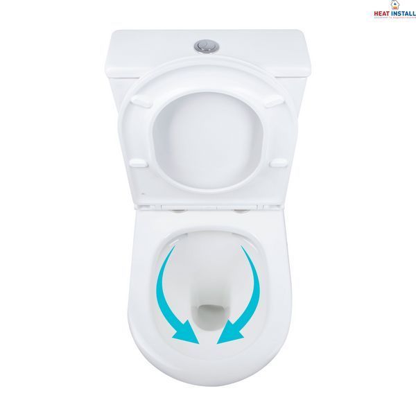 Унітаз підлоговий Qtap Dove Rimless безобідковий з сидінням Soft-close WHITE QT06228380BW SD00052622 фото