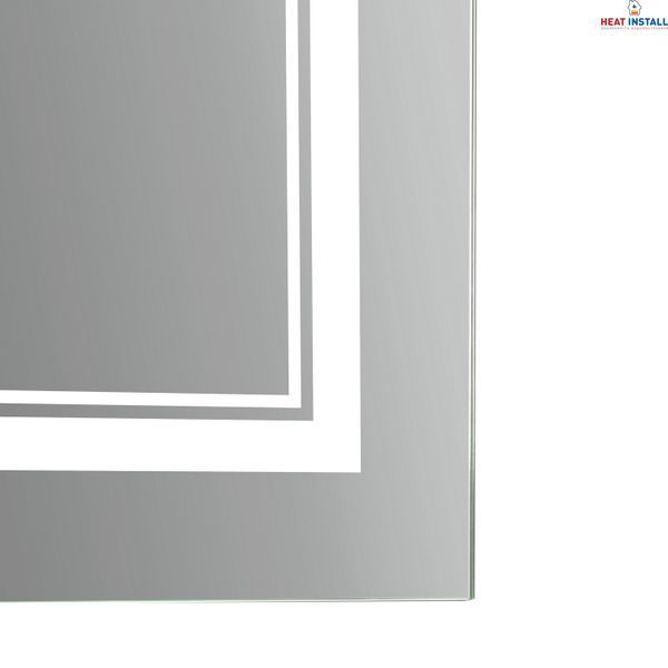 Дзеркало Qtap Cardinal 1200х800 з LED-підсвічуванням Touch, з антизапотіванням, з димером, рег. темп. кольору (3000-6500K) QT0478C12080 SD00052328 фото