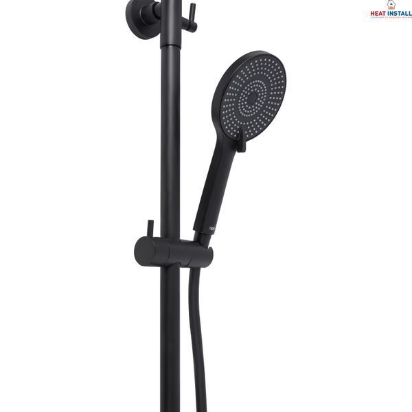 Душова система універсальна Qtap Scorpio на два споживача QTSCO51105OGB Black Matt SD00048323 фото