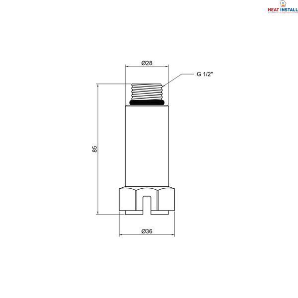 Заглушка "пробка" PPR Thermo Alliance 1/2" ЗР SD00029209 фото