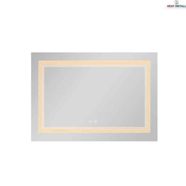 Дзеркало Qtap Cardinal 1200х800 з LED-підсвічуванням Touch, з антизапотіванням, з димером, рег. темп. кольору (3000-6500K) QT0478C12080 SD00052328 фото