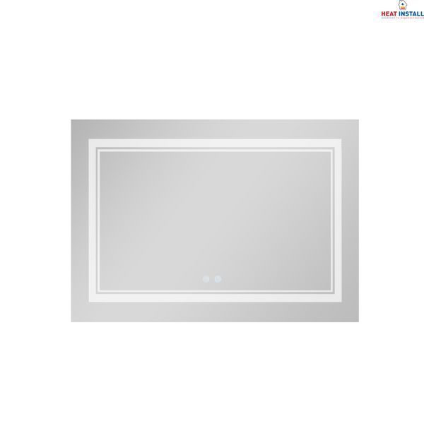 Дзеркало Qtap Cardinal 1200х800 з LED-підсвічуванням Touch, з антизапотіванням, з димером, рег. темп. кольору (3000-6500K) QT0478C12080 SD00052328 фото