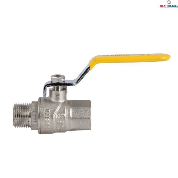 Кран кульовий Thermo Alliance Forte 1/2" ВЗ для газа (ручка) SF605G15 SD00010583 фото
