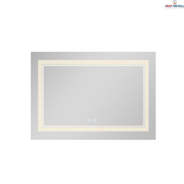 Дзеркало Qtap Cardinal 1200х800 з LED-підсвічуванням Touch, з антизапотіванням, з димером, рег. темп. кольору (3000-6500K) QT0478C12080 SD00052328 фото