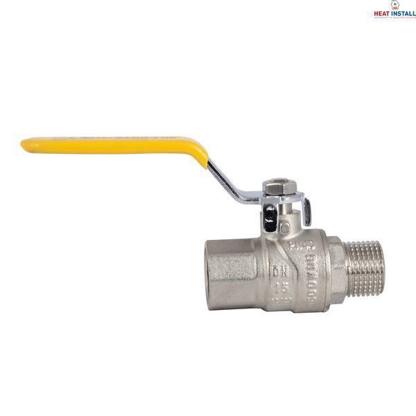 Кран кульовий Thermo Alliance Forte 1/2" ВЗ для газа (ручка) SF605G15 SD00010583 фото