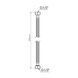 Шланг для води Thermo Alliance Standart 50 см NYLON 1/2"x1/2" ВВ TAS387W50 SD00052978 фото 3