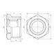 Футорка Thermo Alliance Forte 1/2"х1/4" ЗВ SF374156 SD00002750 фото 2