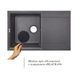 Кухонна мийка Lidz 790x495/230 BLA-03 (LIDZBLA03790495230) SD00039801 фото 7