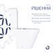 Унітаз підлоговий Qtap Dove Rimless безобідковий з сидінням Soft-close WHITE QT06228380BW SD00052622 фото 2
