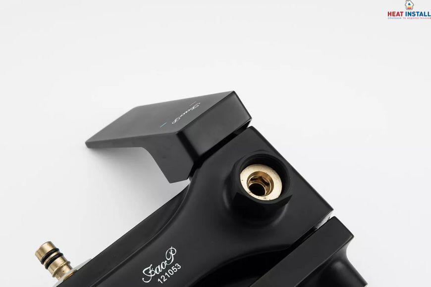 Душова система FAOP A2409-6, вилив - перемикач на лійку, 3-режими, чорний 1044748 фото