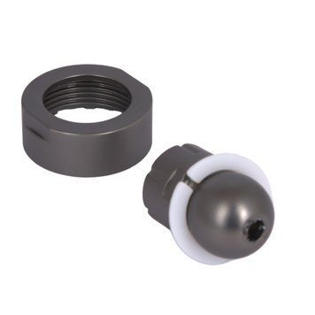 Перехідник на стельову лійку Qtap (43x41,4x41,4) для душових систем Gemini Gunmetal Black PVD QTGEM43414414GMB50113 SD00056237 фото