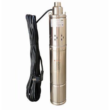 Насос свердловинний шнековий VOLKS pumpe 4QGD 2,5-60-0,75кВт 4 дюйми +кабель 15м 000010726 фото