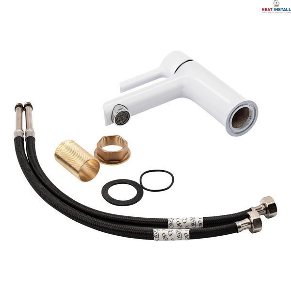 Змішувач для раковини Qtap Grand QTGRAWCR001F White SD00039610 фото