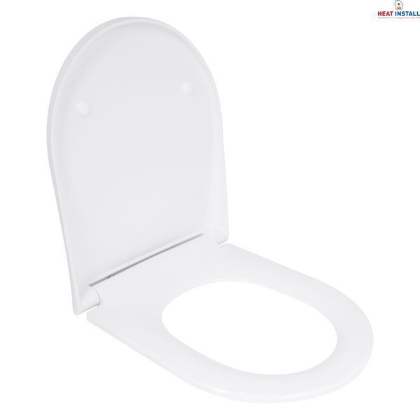 Qtap Сидіння для унітаза (Robin 490, Scorpio 490) 430x363x60 мм, White, з мікроліфтом, Slim Duroplast, MagLock QTSC179W48915 SD00055039 фото