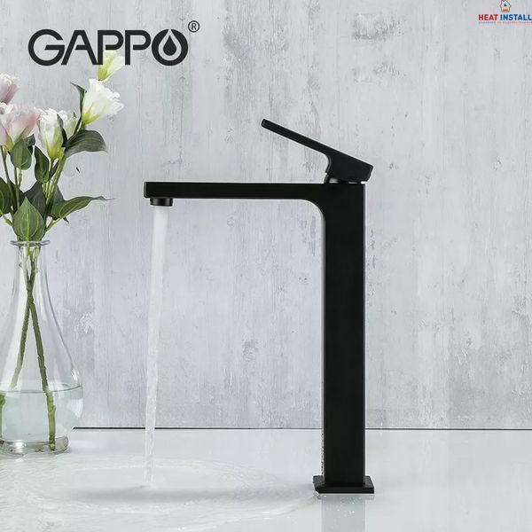 Змішувач для умивальника GAPPO G1017-62, чорний 1041634 фото
