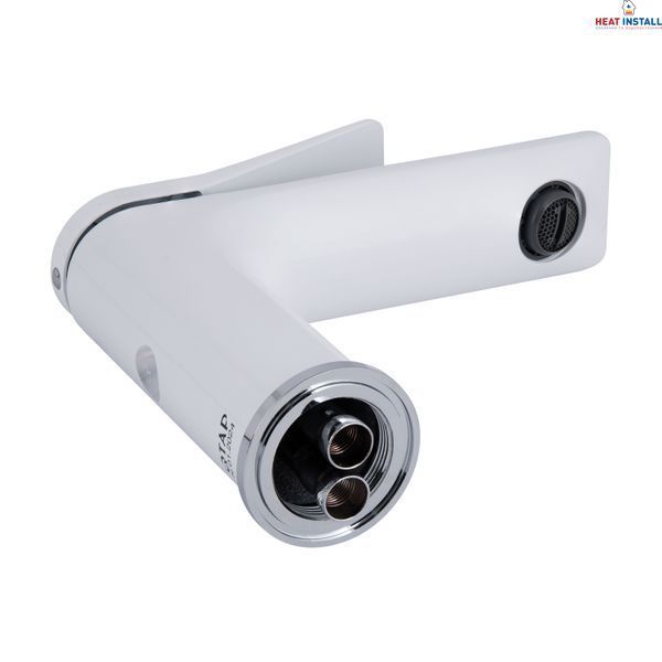 Змішувач для раковини Qtap Presto QTPRE270CRW45576 Chrome/White SD00051700 фото