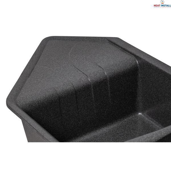 Кухонна мийка з додатковою чашею Lidz 1000x500/225 GRF-13 (LIDZGRF131000500225) SD00044515 фото