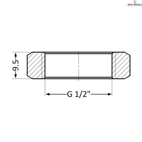 Контргайка Thermo Alliance Standart 1/2" SD40115 SD00047793 фото