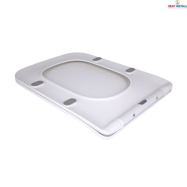 Сидіння для унітаза підлогового (Aries) 445&times;360&times;30 мм, White, з мікроліфтом? Slim Duroplast, Quick Release QT03228302W3 Qtap SD00054056 фото