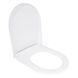 Qtap Сидіння для унітаза (Robin 490, Scorpio 490) 430x363x60 мм, White, з мікроліфтом, Slim Duroplast, MagLock QTSC179W48915 SD00055039 фото 3