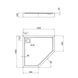 Душовий піддон Qtap Diamond 301112 100x100x12 см + сифон SD00046993 фото 2