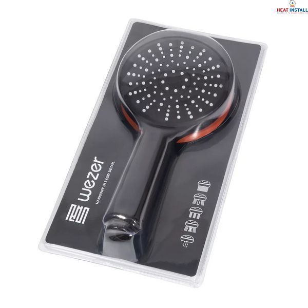Ручний душ WEZER WKY-38 Black, 5-режимів 1046434 фото