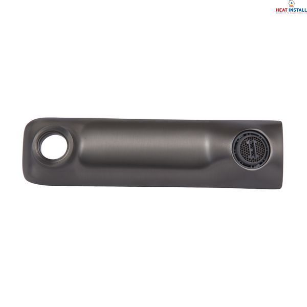 Вилив Qtap (160х44х21,5) для душової системи Vlasta New Gunmetal Black PVD QTVLA16044215GMB49669 SD00055793 фото