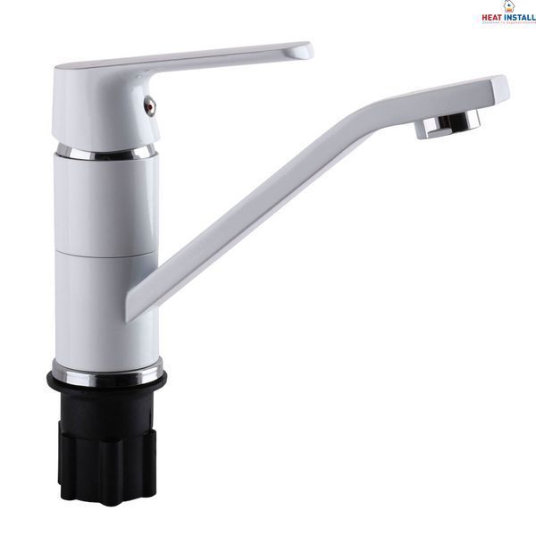 Змішувач для умивальника Globus Lux Laguna GLA-0203MQ-7-WHITE 000022566 фото