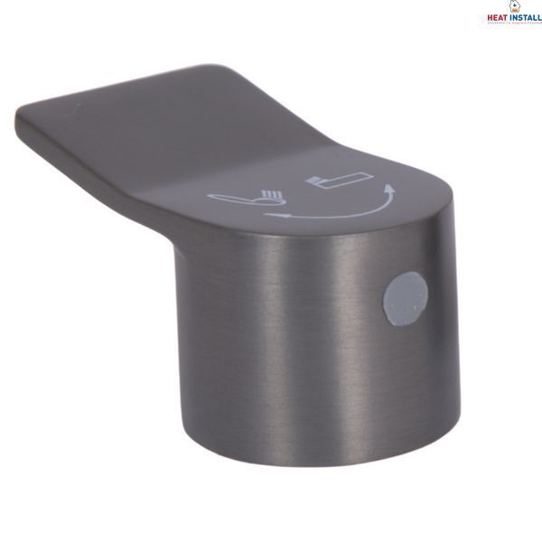 Ручка перемикача режимів Qtap (27,1x45,5x27,4) для змішувачів для ванни з поворотним виливом Presto Graphite QTPRE271455274GRP50520 SD00056644 фото