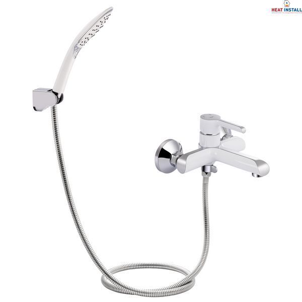 Змішувач для ванни Qtap Grand (з душовим гарнітуром) QTGRAWCR006 Chrome/White SD00039611 фото