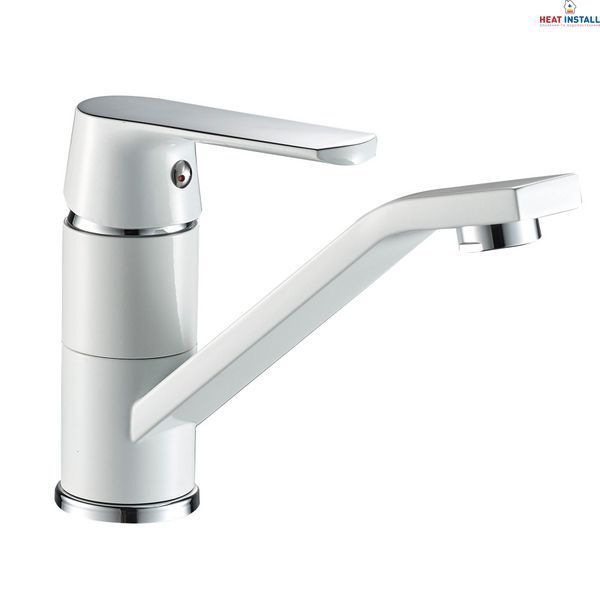 Змішувач для умивальника Globus Lux Laguna GLA-0203MQ-7-WHITE 000022566 фото