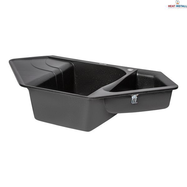 Кухонна мийка з додатковою чашею Lidz 1000x500/225 BLM-14 (LIDZBLM141000500225) SD00044516 фото