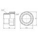 Перехід Thermo Alliance Forte 1/2" ВЗ SF3601515 SD00002613 фото 2