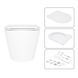 Готове рішення Qtap для ванної кімнати: підвісний унітаз Swan Ultra Quiet 520x360x320 + комплект інсталяції Nest 4 в 1 (лінійна клавіша Chrome) SD00054324 фото 4