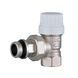 Кран радіаторний кутовий Q PROFESSIONAL 1/2&Prime; NV-QP5017 під термоголовку з ущільнювачем 000023581 фото 1