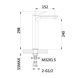 Змішувач для раковини Qtap Presto високий QTPRE269CRW45577 Chrome/White SD00051701 фото 3
