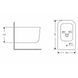 Біде підвісне Qtap Gemini 520&times;360&times;295 мм, White QTTAU28W49121 SD00055245 фото 2