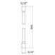 Шланг для ручного душу Qtap Hadice 1600 мм QTHADPVC160G Graphite SD00051169 фото 3